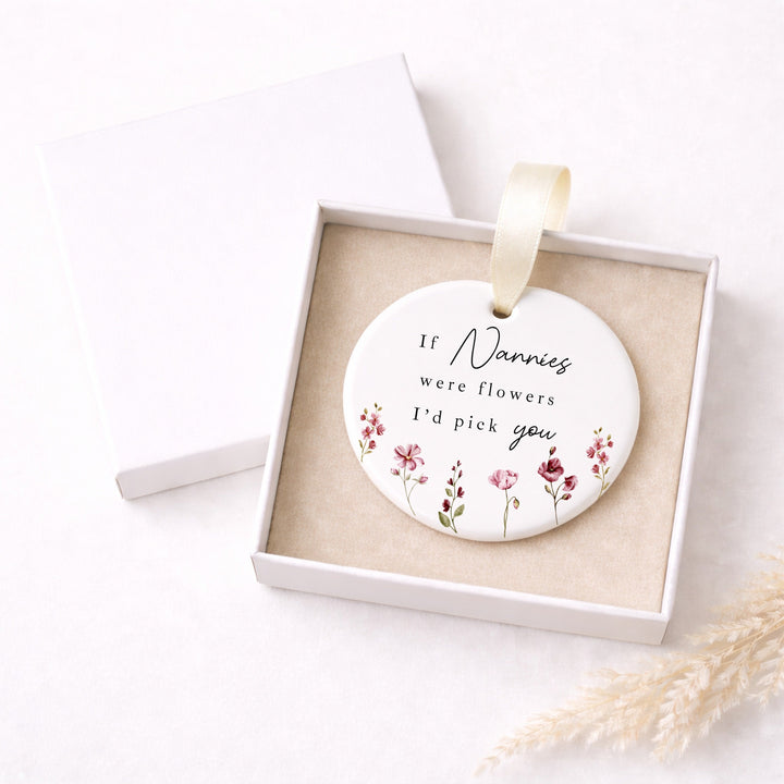 Personalised If Nannies Were Flowers I&