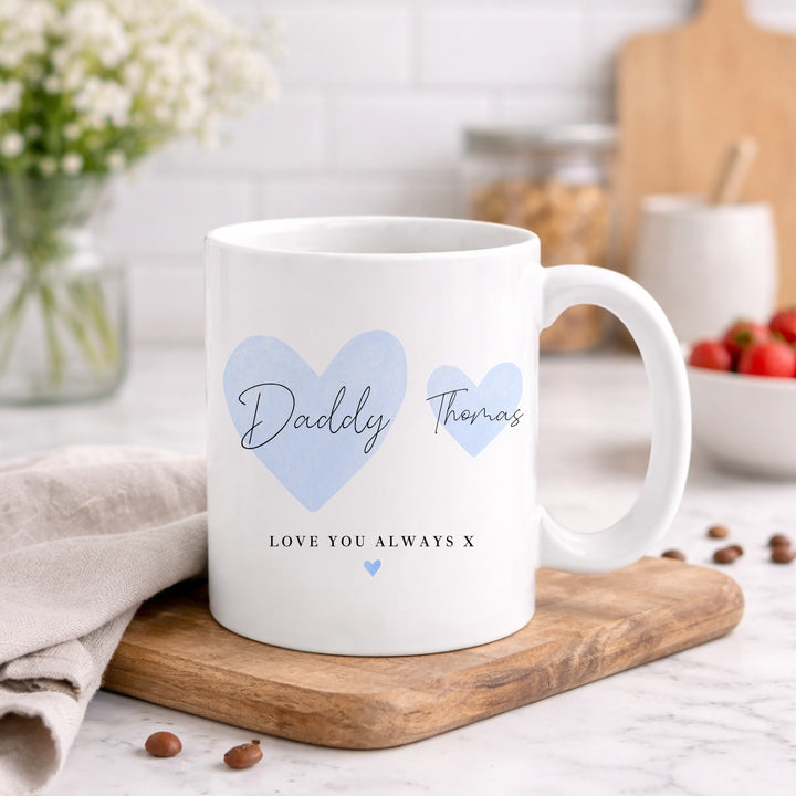 Personalised Daddy &amp; Child Mug