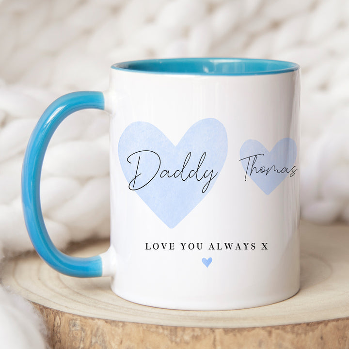 Personalised Daddy &amp; Child Mug