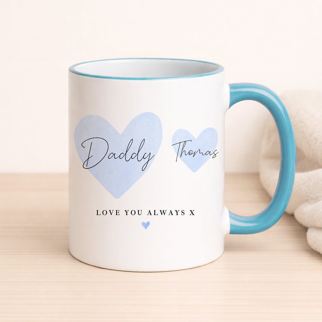 Personalised Daddy &amp; Child Mug