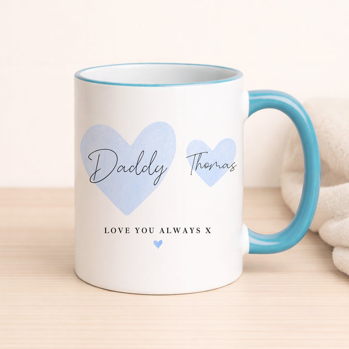 Personalised Daddy &amp; Child Mug