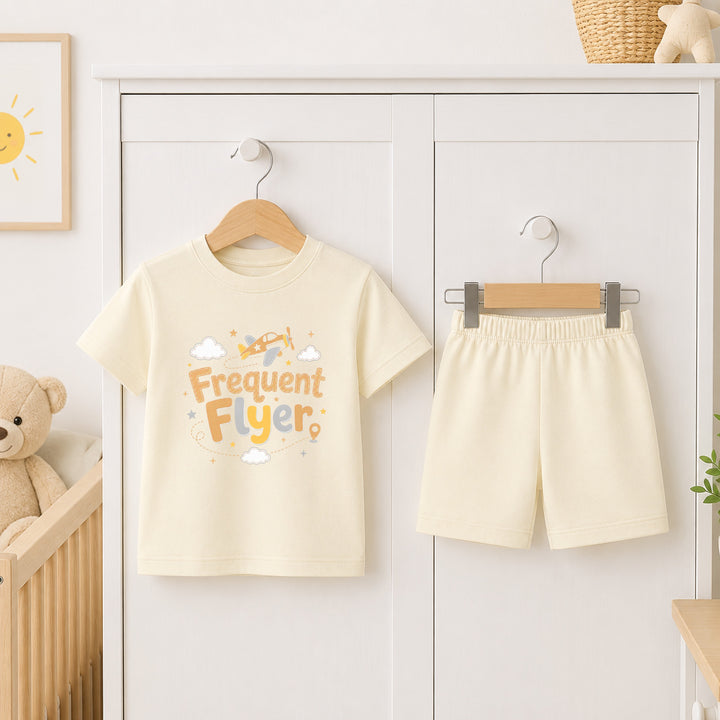 Frequent Flyer Kids Cotton Short Set