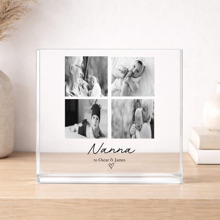 Personalised Photos Nanna Acrylic Block