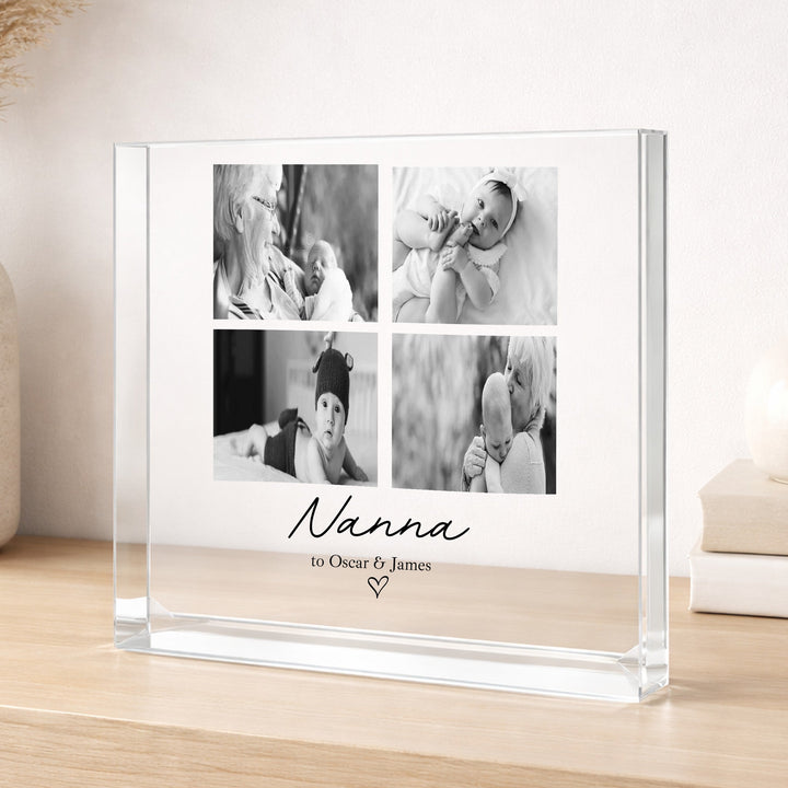 Personalised Photos Nanna Acrylic Block