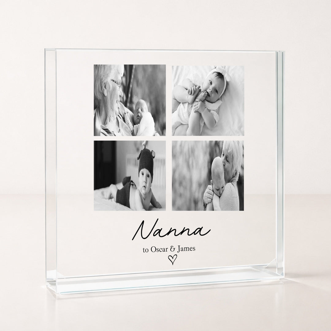 Personalised Photos Nanna Acrylic Block