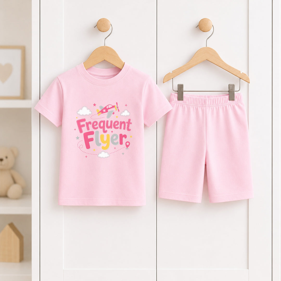 Frequent Flyer Kids Cotton Short Set