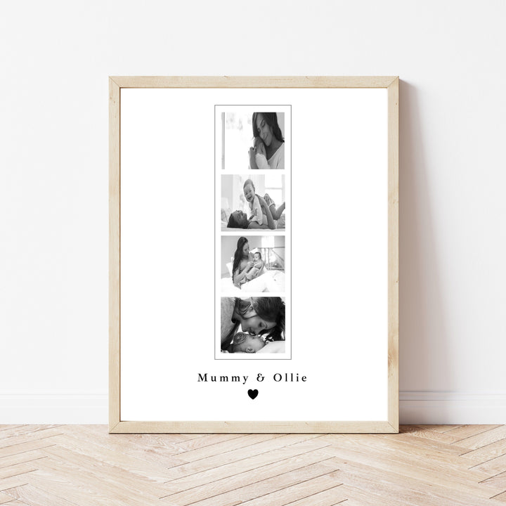 Personalised Photo Photo Strip Poster