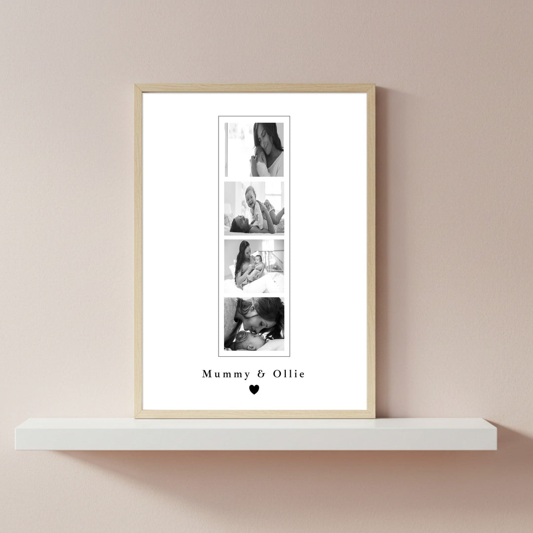 Personalised Photo Photo Strip Poster