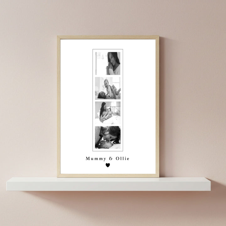 Personalised Photo Photo Strip Poster