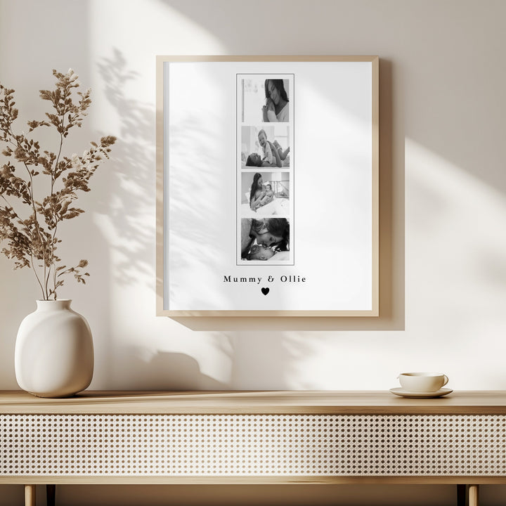Personalised Photo Photo Strip Poster