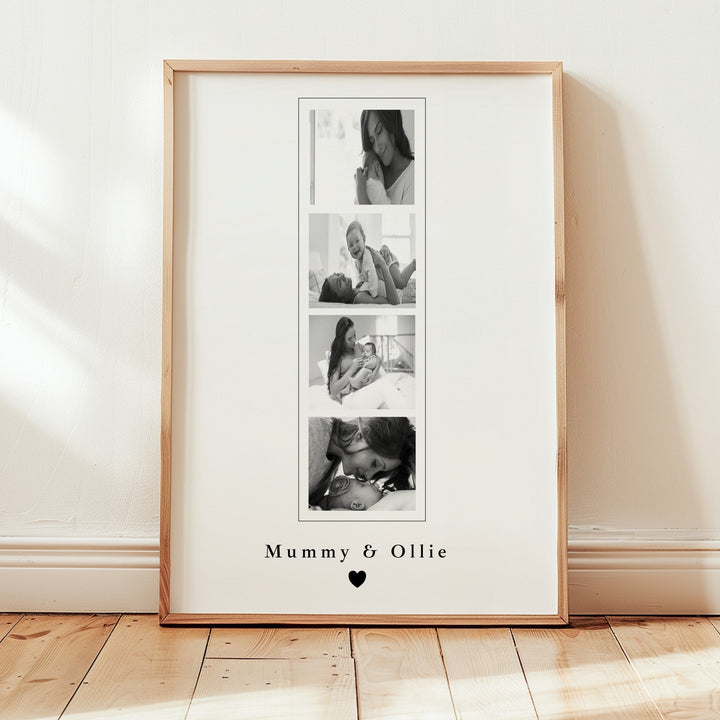 Personalised Photo Photo Strip Poster