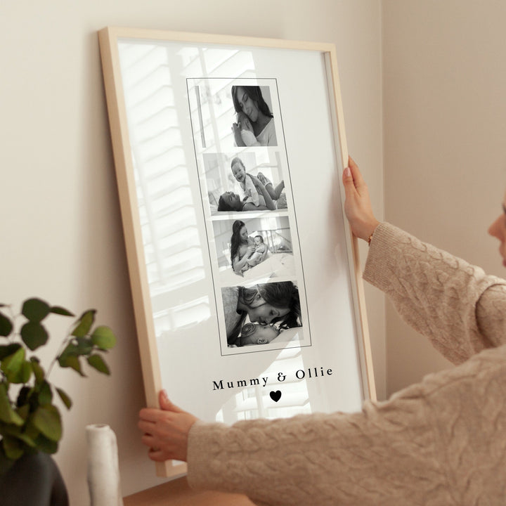 Personalised Photo Photo Strip Poster