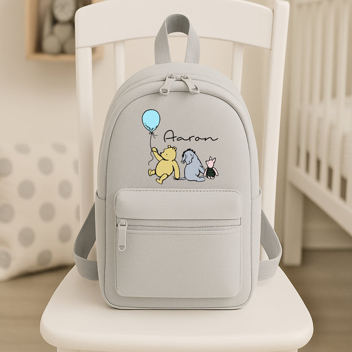 Personalised Pooh Bear Toddler Backpack