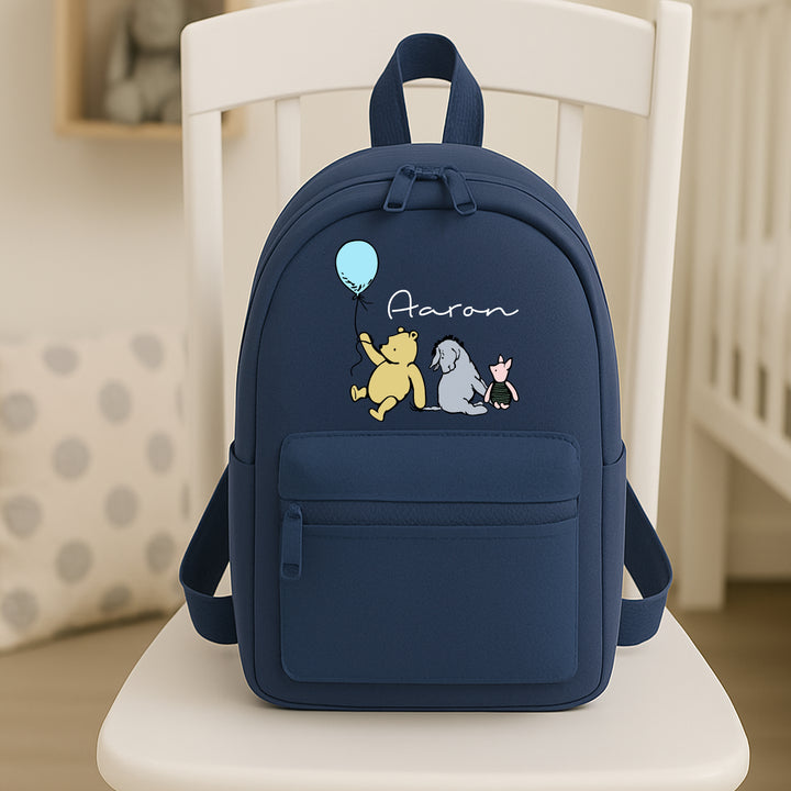 Personalised Pooh Bear Toddler Backpack