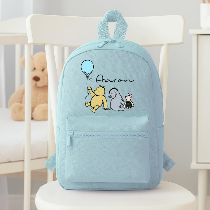 Personalised Pooh Bear Toddler Backpack
