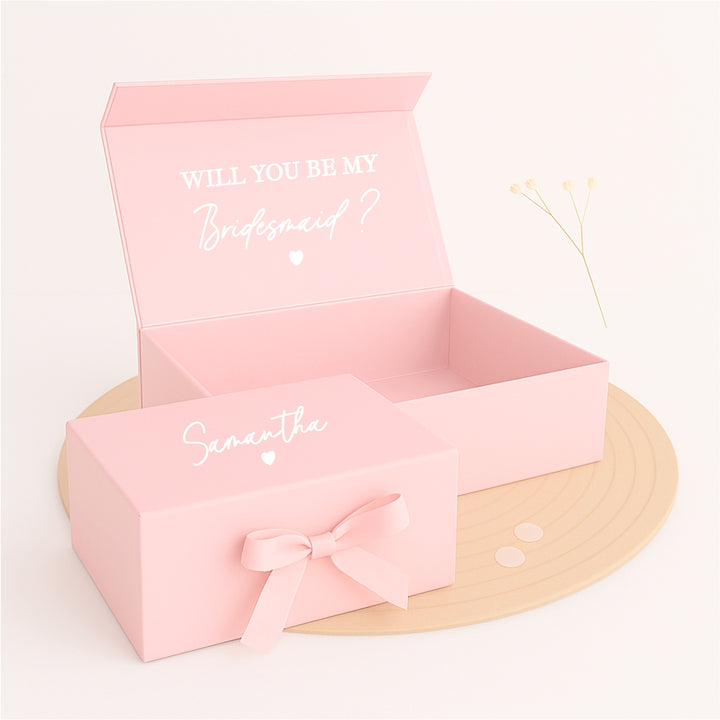 Personalised Will You Be My Bridesmaid Proposal Gift Box