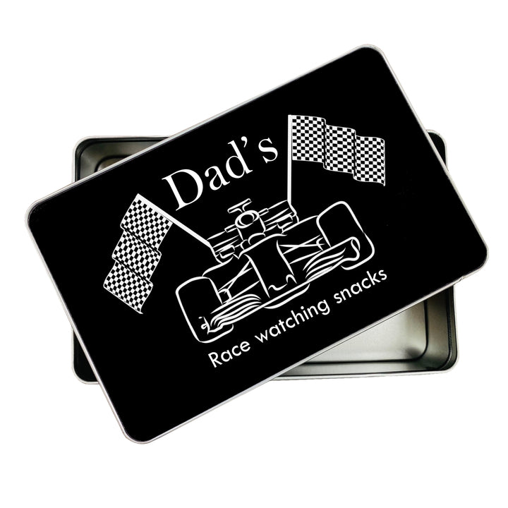 Personalised Dad’s Race Watching Tin