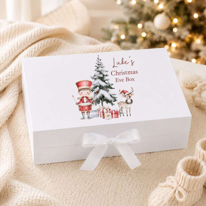 Personalised Red Nutcracker Christmas Eve Box