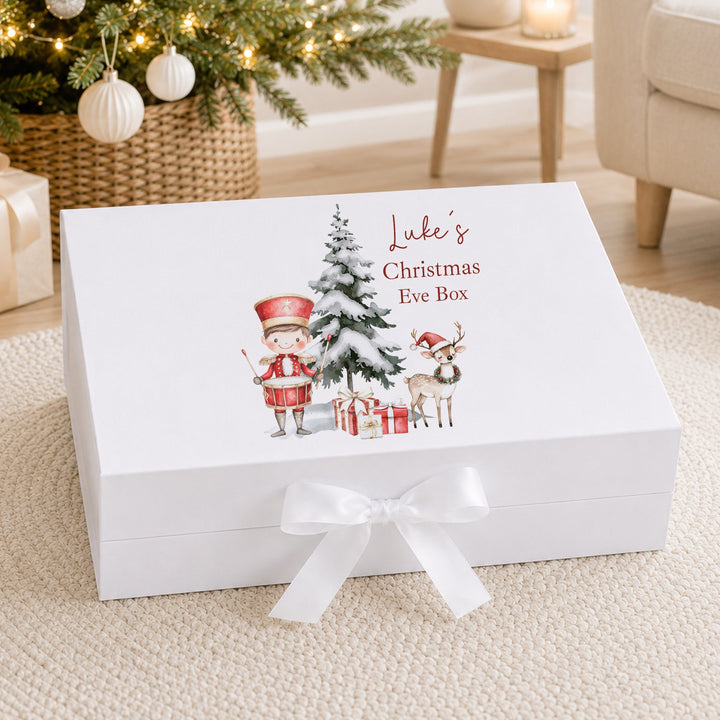 Personalised Red Nutcracker Christmas Eve Box