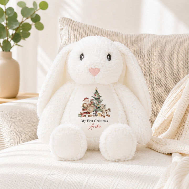 Personalised Santa &amp; Co Merry Christmas Soft Toy