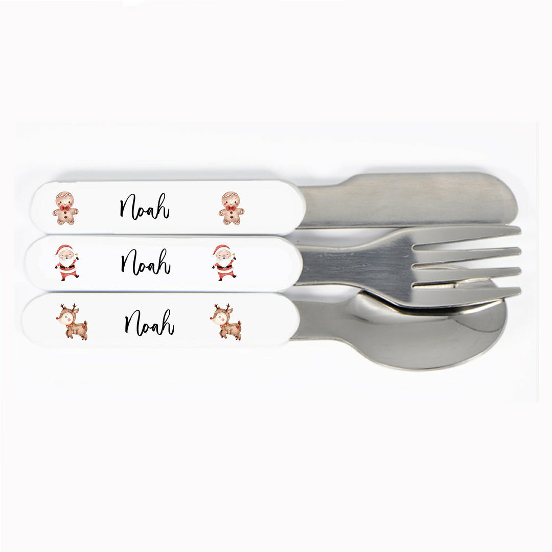 Personalised Christmas Place Mat With Optional Cutlery and Mug