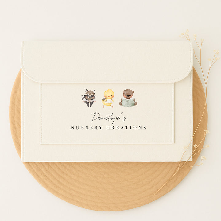 Personalised Animals Nursery Creations Folder