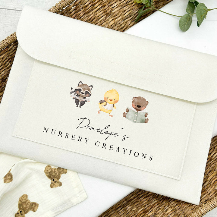 Personalised Animals Nursery Creations Folder