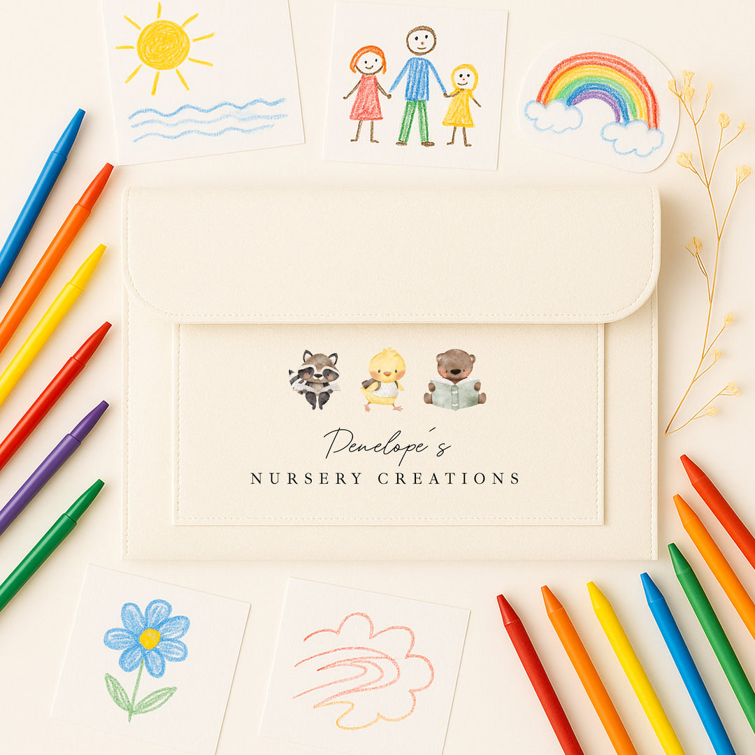 Personalised Animals Nursery Creations Folder