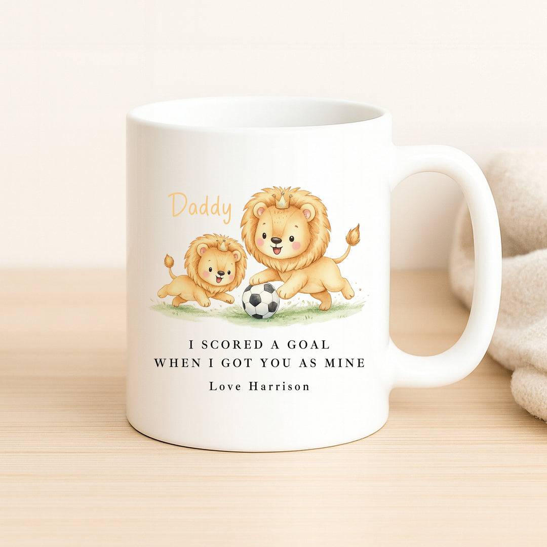 Personalised Scored The Best Dad Mug