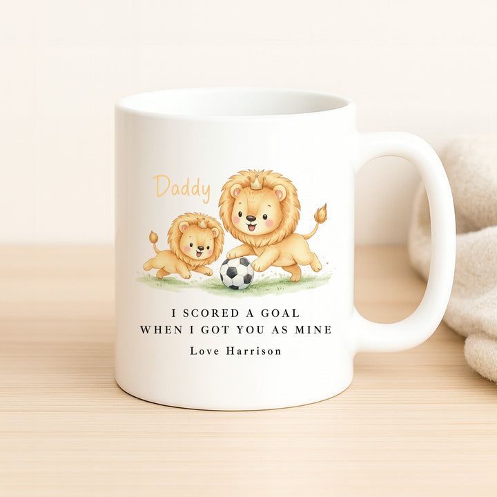 Personalised Scored The Best Dad Mug