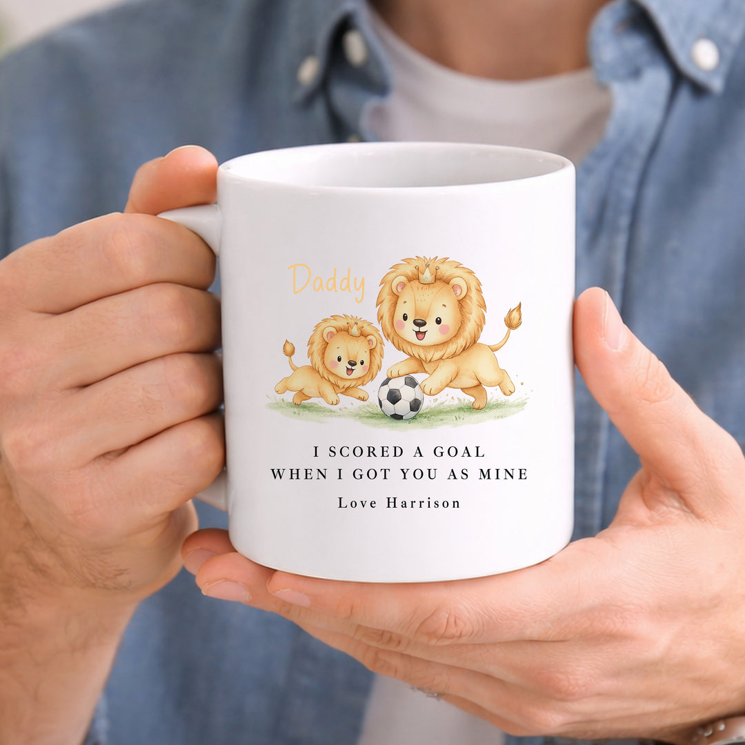 Personalised Scored The Best Dad Mug
