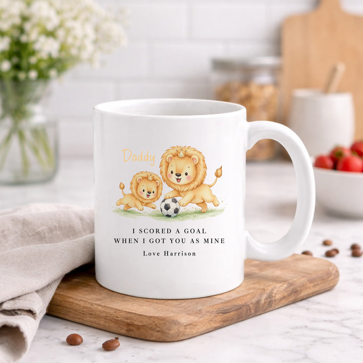 Personalised Scored The Best Dad Mug