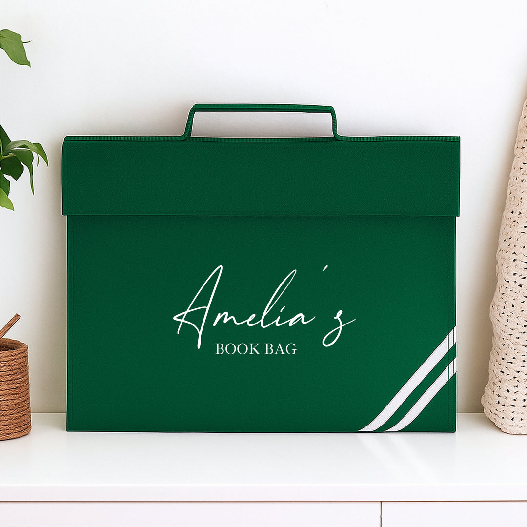 Personalised Classic School Book Bag
