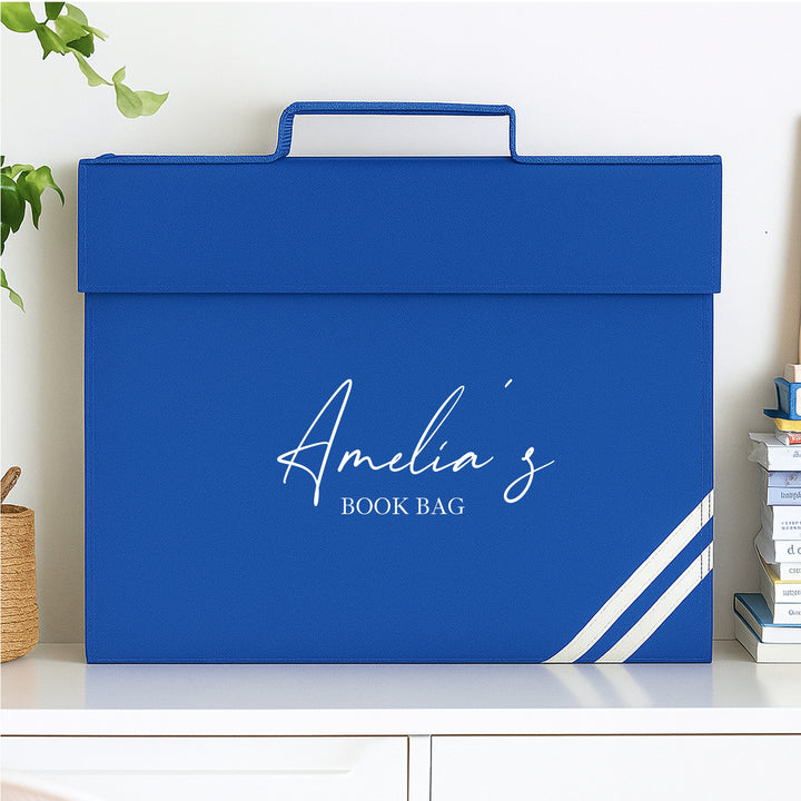 Personalised Classic School Book Bag