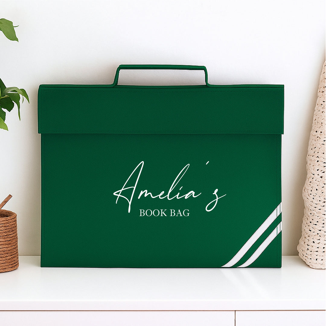 Personalised Classic School Book Bag