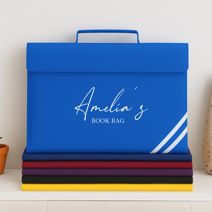 Personalised Classic School Book Bag