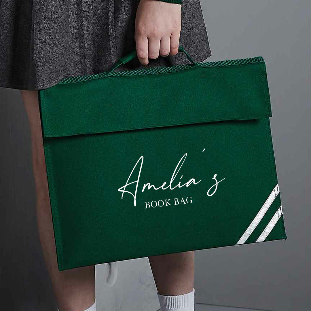 Personalised Classic School Book Bag