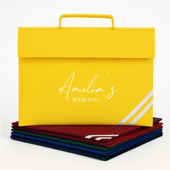 Personalised Classic School Book Bag