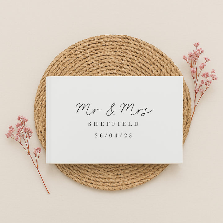 Personalised Wedding Day Guest Book