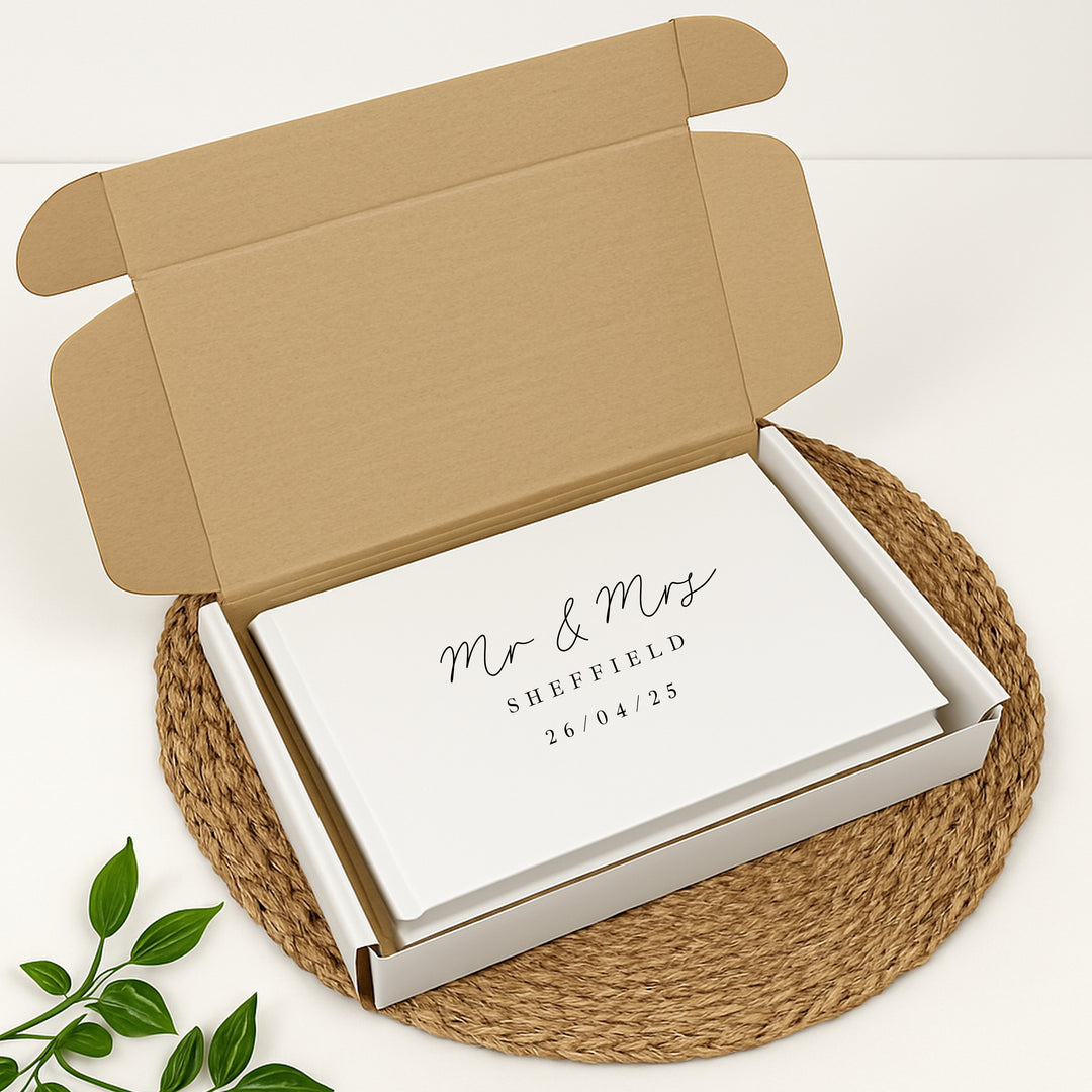 Personalised Wedding Day Guest Book