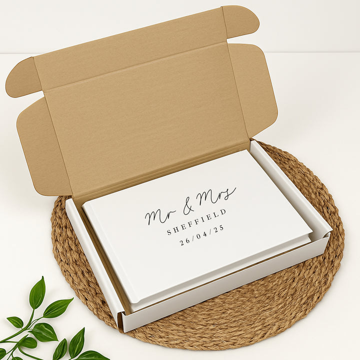 Personalised Wedding Day Guest Book