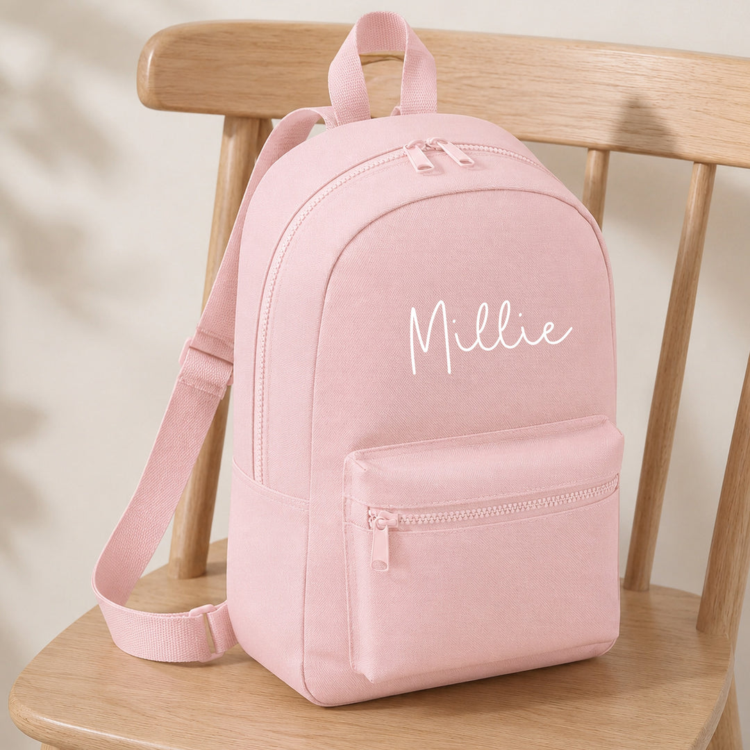 Personalised Script Name Toddler Backpack