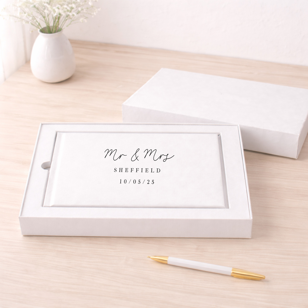 Personalised Wedding Day Guest Book
