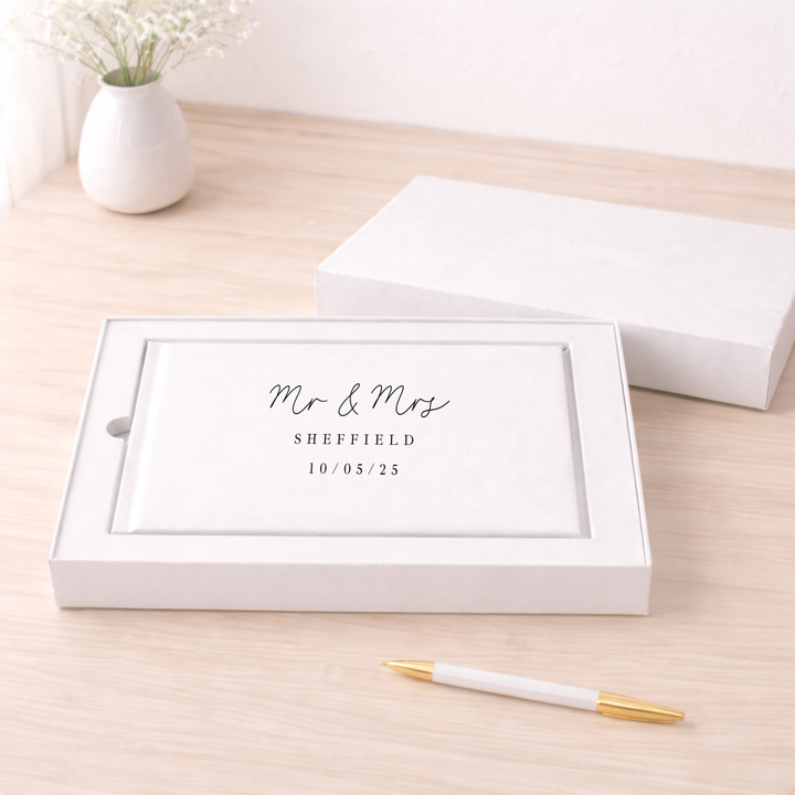 Personalised Wedding Day Guest Book