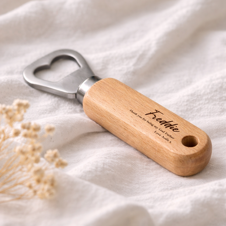 Personalised Thank You Godfather Engraved Bottle Opener