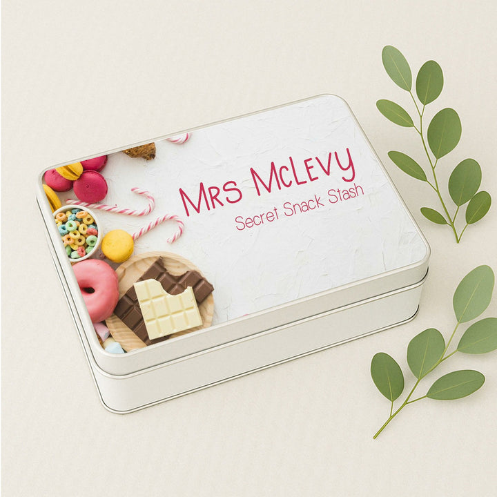 Personalised Teachers Treat Gift Tin