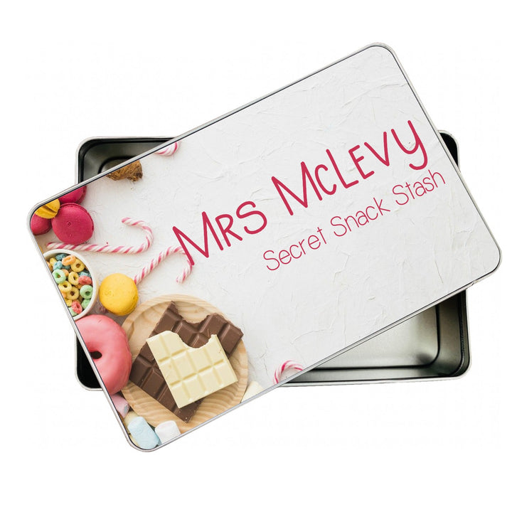 Personalised Teachers Treat Gift Tin
