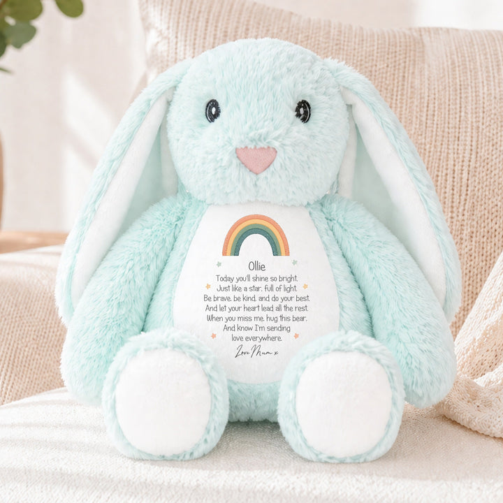Personalised Shine Bright Rainbow Soft Toy