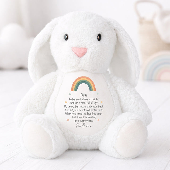 Personalised Shine Bright Rainbow Soft Toy