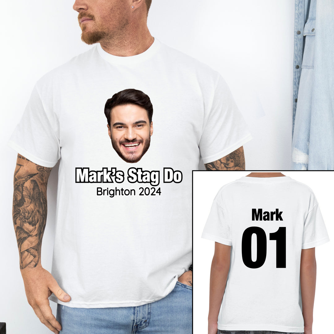 Personalised Photo Stag Do T-Shirts